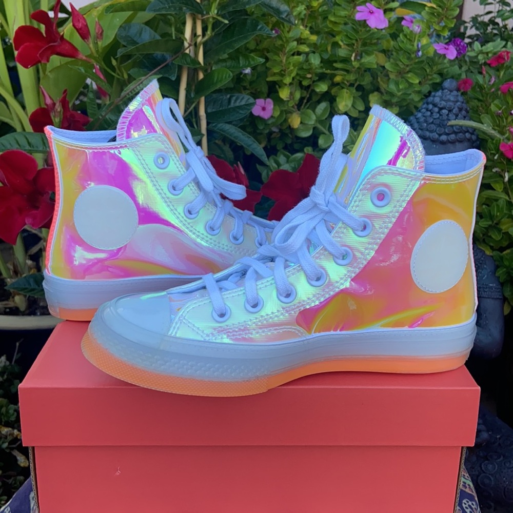💎 New Opalescent Chuck 70 Hi Top Sneakers 💎 - Picture 3 of 16